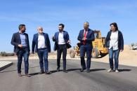Visita obras intersección Cuesta Blanca en Tarazona