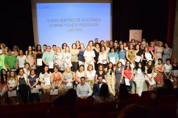 La consejera de Economía, Empresas y Empleo, Patricia Franco, asiste, al II Encuentro de Acciones Formativas e Inserción Laboral de CERES.