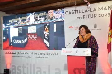 imagen de la noticia La consejera de Economía, Empresas y Empleo, Patricia Franco, presenta la participación de Castilla-La Mancha en la edición 2023 de la Feria Internacional de Turismo FITUR