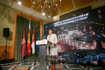 imagen de la noticia irma del convenio de colaboración de apoyo a la Capitalidad Gastronómica de Cuenca III
