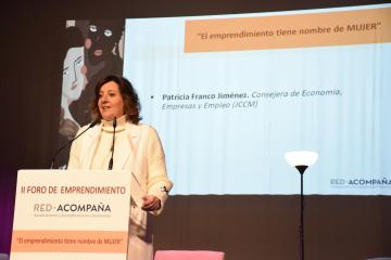 imagen de la noticia La consejera de Economía, Empresas y Empleo, Patricia Franco, inaugura la II Jornada de Emprendimiento de la Red Acompaña de Castilla-La Mancha