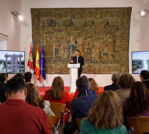 EL VICEPRESIDENTE SEGUNDO Y LA CONSEJERA DE BIENESTAR SOCIAL PRESENTAN LAS RUTAS SENDERISTAS PARA PERSONAS CON DISCAPACIDAD