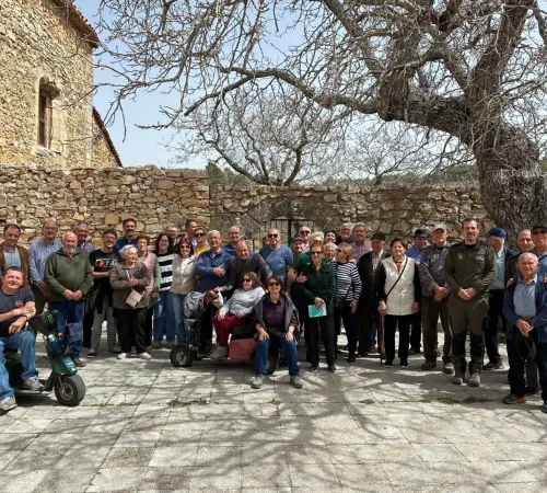 Acto de constitución de la primera junta gestora de montes de socios privados de la provincia de Cuenca en Lagunaseca.