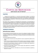 Cartas de Servicio - Servicio de Internet