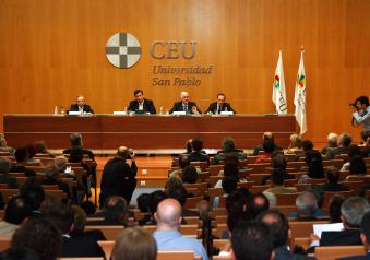 Barreda pronunció una conferencia en la Universidad CEU San Pablo