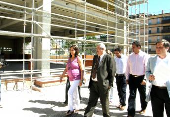 Valverde visita en Ciudad Real las obras del Espacio Joven