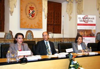 Valerio inaugura en Toledo la IV Jornada sobre Arbitraje Mercantil.