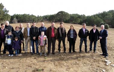 Martínez Guijarro visita el sellado de la escombrera de Mariana (Cuenca)