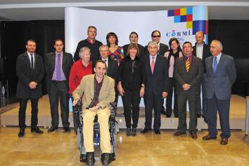 Ángeles García tras la firma del convenio con CERMI