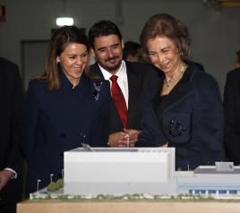S. M. la Reina y la presidenta Cospedal inauguran la ampliación de las instalaciones logísticas del Grupo Cofares en Marchamalo (Guadalajara)