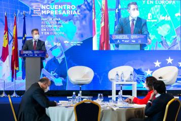 García-Page en la clausura de los Encuentros Empresariales en Albacete