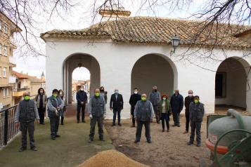 Visita delegado de la Junta al nuevo RECUAL en Tarazona