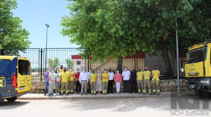 Visita obras del retén de Casas de Ves