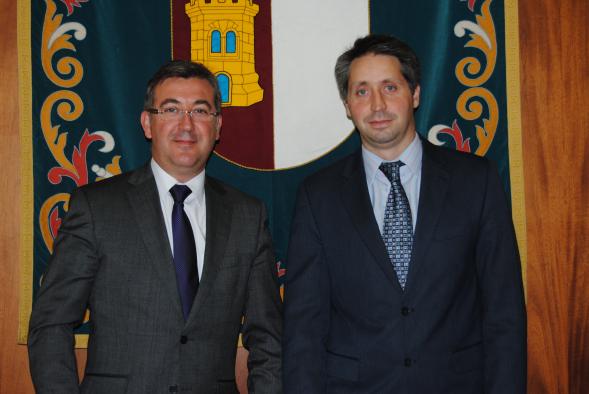 Marcial Marin con dtor parque cientifico
