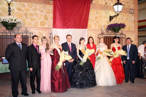 Pingarrón durante el Pregón de las fiestas de los Cristos en Lillo.