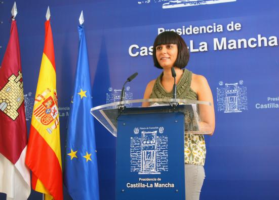 Isabel Rodríguez durante la rueda de prensa del Consejo de Gobierno