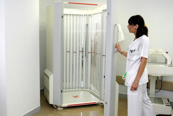 Imagen de la consulta de Dermatología del Hospital de Talavera de la Reina