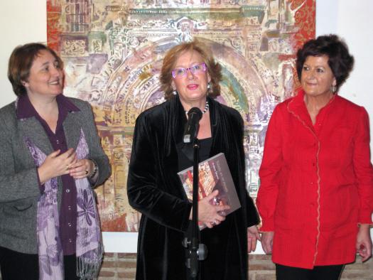 Herrero asistió a la inauguración de la exposición de Arsenia Tenorio: Toledo en mi mirada.