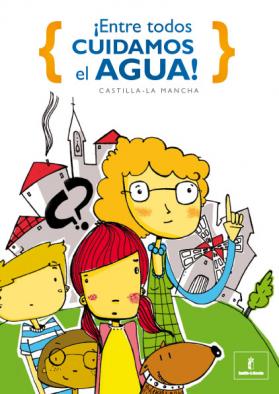 Portada del cuadernillo repartido a niños para la concienciación sobre el uso del agua.