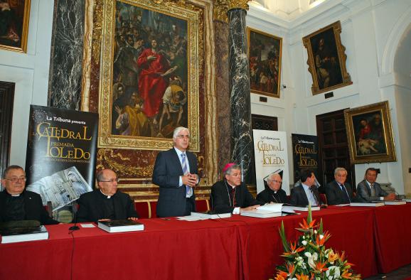 Barreda en la presentación del libro “La Catedral de Toledo”