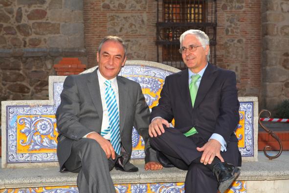 Barreda con José Francisco Rivas, en una imagen de archivo, en Talavera de la Reina