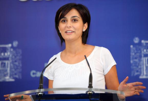 Isabel Rodríguez durante la rueda de prensa del Consejo de Gobierno