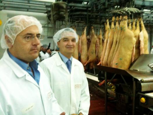 Arroyo visitó hoy la empresa Agroibéricos Deraza