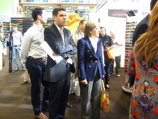 Ignacio Felpeto, asiste en Guadalajara, a la inauguración de la IV Feria del Stock.