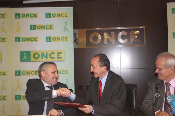 Lamata suscribe convenio con la Fundación ONCE
