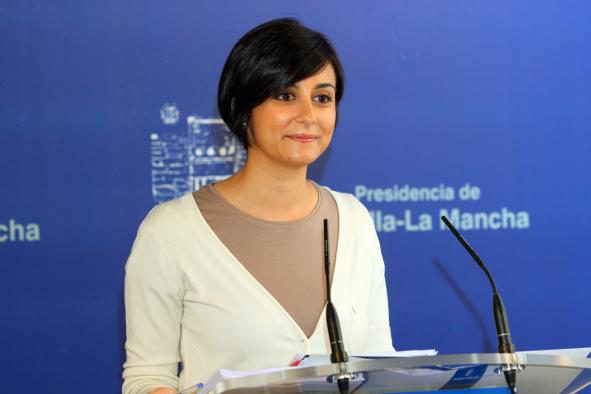 Isabel Rodríguez responde a preguntas de los periodistas durante la rueda de prensa del Consejo de Gobierno