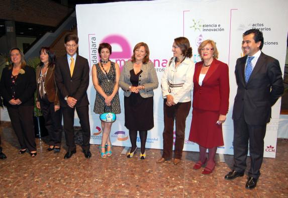 Herrero y Valerio en la inauguración de 'Guadalajara Emociona'