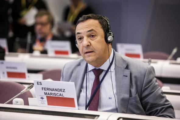 El director general de de Relaciones Institucionales y Asuntos Europeos, Cruz Fernández Mariscal