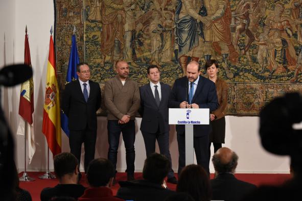 Presentación acuerdo Ley de Presupuestos de Castilla-La Mancha 2016