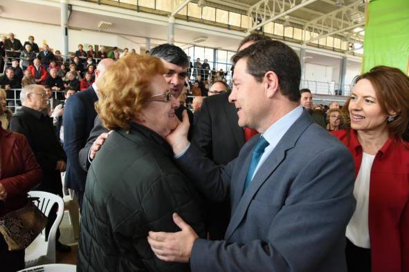 El presidente de Castilla-La Mancha, Emiliano García-Page, clausura las jornadas de envejecimiento activo y saludable, en Quintanar del Rey (Cuenca)