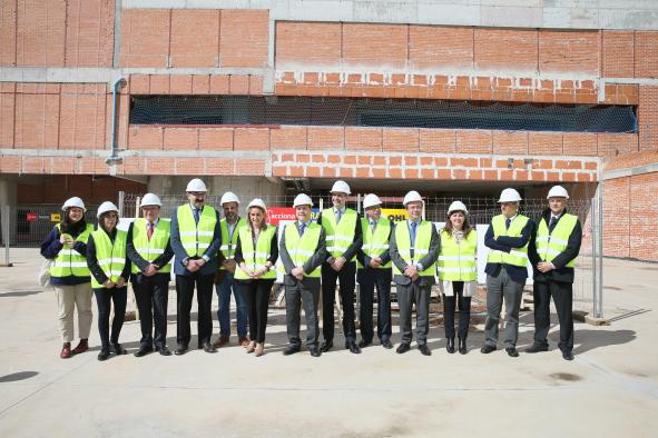 El presidente García-Page visita las obras del nuevo Hospital General de Toledo 