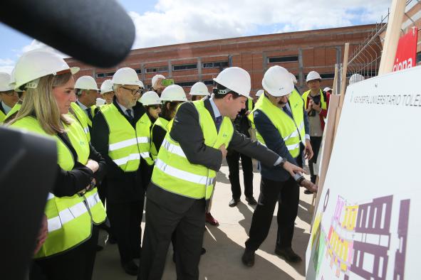 El presidente García-Page visita las obras del nuevo Hospital General de Toledo 