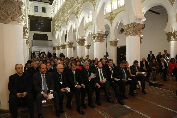 Inauguración de la iluminación de la sinagoga de Santa María la Blanca (Toledo)