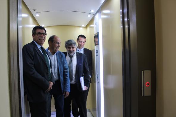 Los 27 mayores de la residencia “Nuestra Señora de la Concepción” de Oropesa vuelven a contar con ascensor gracias a una ayuda del Gobierno regional