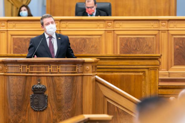 El presidente García-Page en el Debate sobre el Estado de la Región