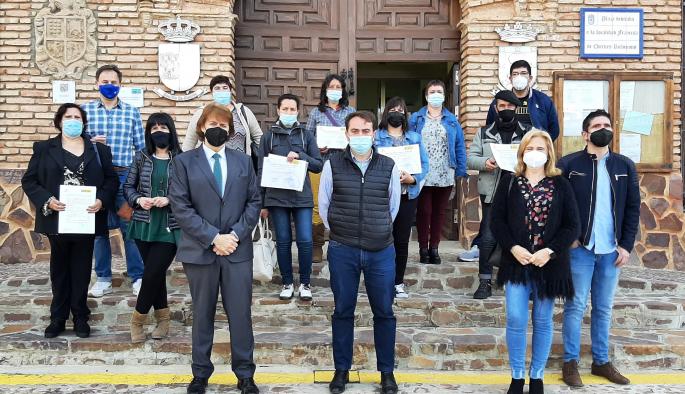 Ocho jóvenes de Moral de Calatrava se forman en técnicas de albañilería con un taller de empleo sufragado por el Gobierno de Castilla-La Mancha
