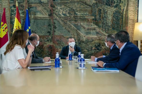 Reunión con el vicepresidente y el consejero de Hacienda para ultimar trabajos relacionados con los presupuestos para 2022
