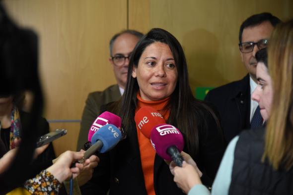 La consejera de Bienestar Social, Bárbara García Torijano, asiste a la presentación de la Plataforma del Voluntariado de Castilla-La Mancha.