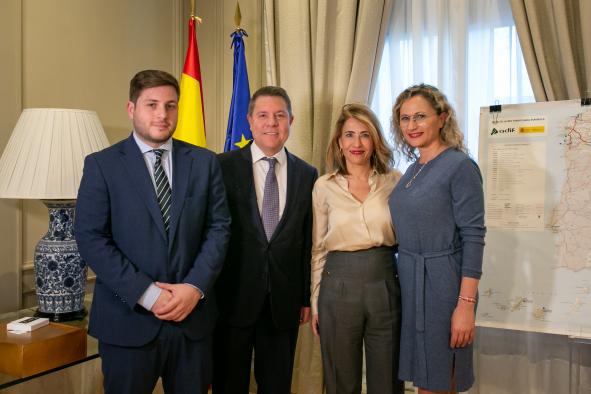 Reunión con la ministra de Transportes, Movilidad y Agenda Urbana, Raquel Sánchez