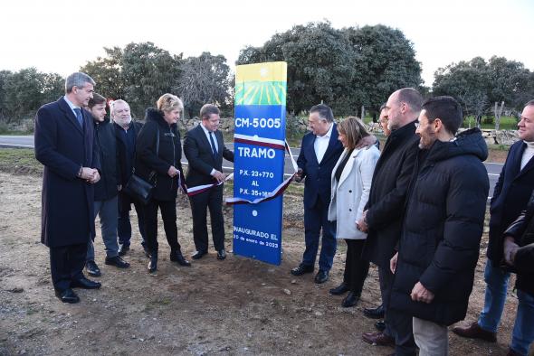 Inauguración de diferentes tramos del acondicionamiento de la CM-5005