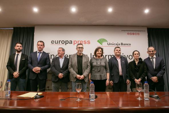 La consejera de Economía, Empresas y Empleo, Patricia Franco, participa en el Encuentro Informativo que organizan Europa Press y Unicaja Banco en la Federación Empresarial Toledana.