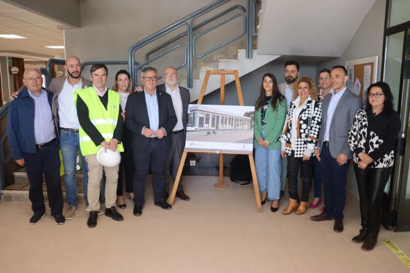 Visita obras del Centro de Mayores de Hellin
