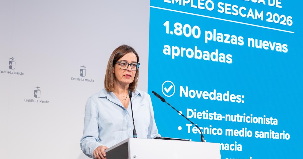 El SESCAM aprueba una Oferta Pública de Empleo de 1.818 plazas para 2026