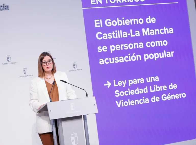 La consejera Portavoz del Gobierno regional, Esther Padilla, comparece, en rueda de prensa, para dar cuenta de los asuntos tratados en el Consejo de Gobierno