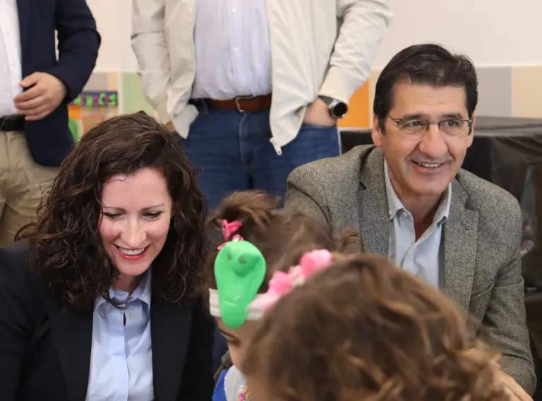 El vicepresidente segundo ha visitado la Escuela Infantil de Albaladejo
