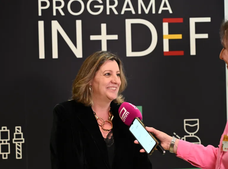 Patricia Franco en la firma del Protocolo Interministerial por la Industria de la Defensa que se celebra en el Ministerio de Industria y Turismo en Madrid